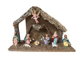 Extra Large Vintage Nativity Scene Religious Christmas ...
