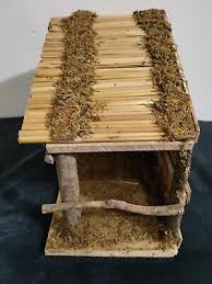 Sears Nativity set Hand Painted Porcelain Figures With Stable 97930 Vintage | eBay