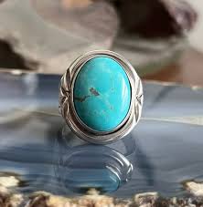 Vintage Large Native American Navajo Sterling Silver ...