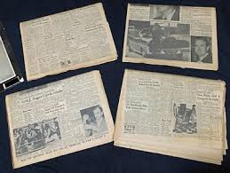 John F. Kennedy assassination newspaper lot November 1963 JFK LBJ Oswald Dallas | eBay