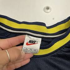 Vintage Nike Navy Blue Mesh Short Sleeve Jersey Mens Size XL ...