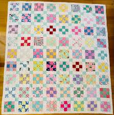 Beautiful Colorful Handmade Vintage Nine Patch Quilt ~ Flour Sack Fabrics ~ 73x81” - Etsy