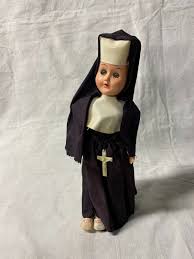 ANTIQUE VINTAGE NUN DOLL FULL HABIT WITH ...