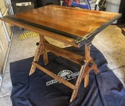 Vintage Oak Drafting Table Anco Bilt | eBay