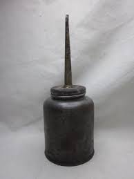 vintage oil can metal oiler long spout canister container | eBay