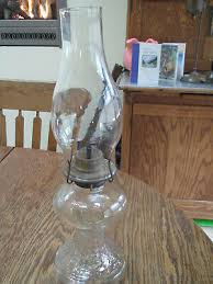 Vintage Eagle pedestal 3 tab base glass oil lamp w 8 1/2"H chimney | eBay