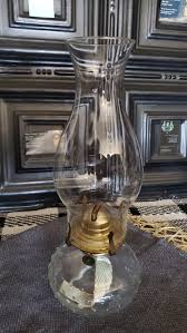 Vintage Hurrican Oil Lamp by Lamp Lighter Farms - Clear Hobnail Bowl and Clear Shade - Etsy