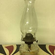 Eagle Glass Oil Lamp Teardrop Pattern Early 1900's Rustic Lighting - Etsy