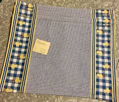 NWT Reversible 4PC Yellow Chicks w/Blue Gingham & Checks ...