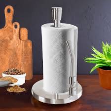 Oggi 7233.0 Stainless Steel Tension Arm Paper Towel Holder, Silver: Buy Online at Best Price in UAE - Amazon.ae