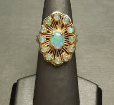 Vintage Estate C1960 Victorian Style 14K Gold Intense ...