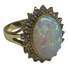 Gold Over Sterling Fire Opal Ring Size 6.25 | eBay