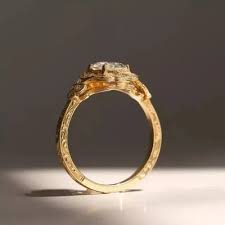 2Ct Oval Lab Created Diamond Vintage Women's Wedding Ring ...