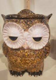 Vintage Retro 1960s -70s Double Side Owl Canister Set of Five | eBay