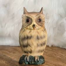 Vintage Ceramic Owl - Etsy