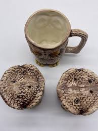 Vintage Sleepy Owl Double Sided Salt And Pepper Shakers ...