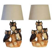 1970's "Owl" Ceramic Lamp by at 1stDibs | 1970s ceramic owl lamp, 1970 owl lamp