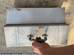 19" Vintage Union Super Steel Metal Toolbox w/ Tray | eBay