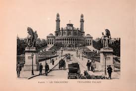 Paris Art Prints Trocadero Palace Architecture Vintage ...
