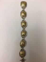 Charles Krypell 14k Gold Silver Bracelet | eBay