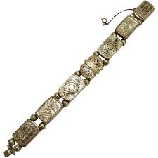 Elegant Antique Victorian Gold Filled Slide Bracelet. For ...