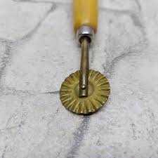 Vintage Brass Pastry Wheel Cutter: Antique Kitchen Tool - Etsy