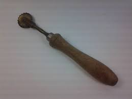 Antique Serrater Pie Crimper Pastry Dough Cutter wheel ...