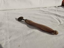 Old Brass and Wood Pasta Cutter, Vintage Dough Cutters ...