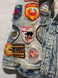 Vintage 80s Hollywood Era Denim Jacket Sherpa Womens Small ...