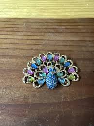 Beautiful Peacock Brooch Pin- Flaw · Whatnot: Shop, Sell, Connect