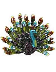 Burgundy Sparkling Crystals Beauty Peacock Pin Brooch | eBay