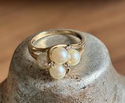 Ivory Pearl Ring Fine Rings for sale | eBay