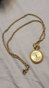 Rare Vintage Jubilee Gold Plated Manual Wind Ladies Pocket ...