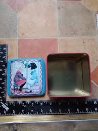 MARY ENGELBREIT two girls friends sitting together Tin Box ...