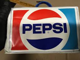 Vintage Pepsi Vinyl Insulated lunch bag Cooler 8.5”x 6” X 6 ...