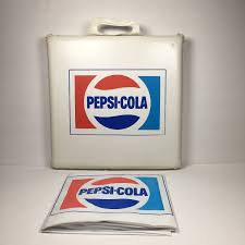1970'S Vintage PEPSI Cola Stadium Seat Cushion Plus Rain ...