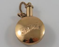 Israel Perfume Bottle With Turquoise & White Stones 14K Gold Vintage Charm for Bracelet - Etsy