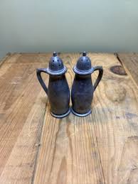 VINTAGE SALEM PEWTER 1016 PEWTER SALT & PEPPER SHAKERS | eBay