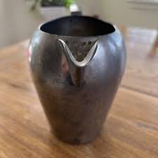 Vintage Art Deco Solid Pewter Water Pitcher | eBay