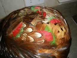 Vintage Women's Hat Lucila Tendey Exclusive New York Brown Feathers | eBay Australia