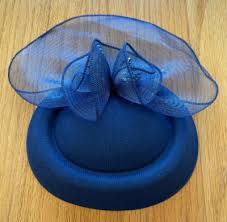 FAYBOX Vintage Mesh Wool Felt Fascinator Navy Hat Hair Clip for Special Occasion | eBay