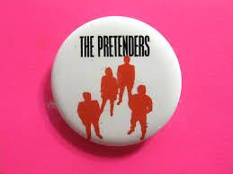 THE PRETENDERS OFFICIAL 1984 VINTAGE BUTTON PIN BADGE US ...