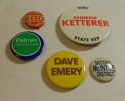 5 State of Maine Political Campaign Button Pins Governor ...