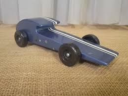 Pinewood Derby Light Blue Toy Racer Hand Made Boy ...