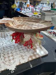 I took two plastic strawberry trays from the dollar tree ...