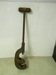 Vintage 2-1/2" Jaw Pipe Cutter Steel T-Bar Crank S2 | eBay