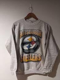 Vintage 1994 Pittsburgh Steelers NFL Football Logo Gray ...