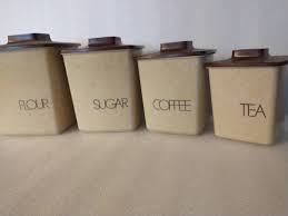 Vintage 1980s Speckled Brown Canister Set: Retro Kitchen Storage - Etsy Australia