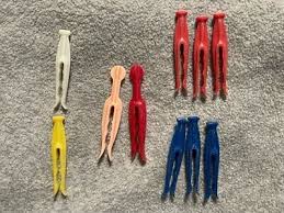 Vintage 8 KORDITE and 2 MASTRO Plastic Clothes Pins | eBay