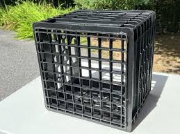 Vintage Dean Foods Black Plastic Milk Crate 13 x 13 x 11 | eBay